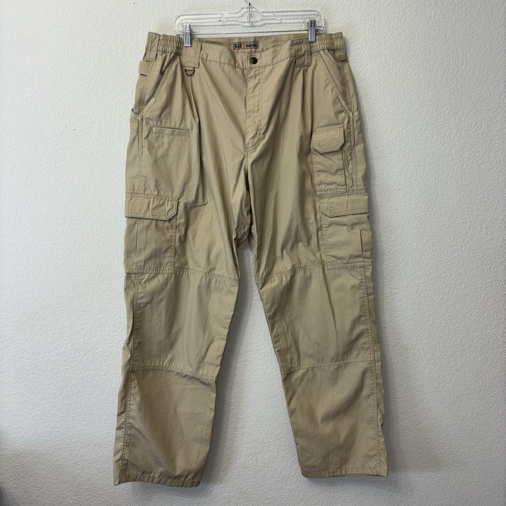 5.11 Tactical Taclite Pro Cargo Pants 40 Men's 40x32 Ripstop Outdoor Khaki Tan